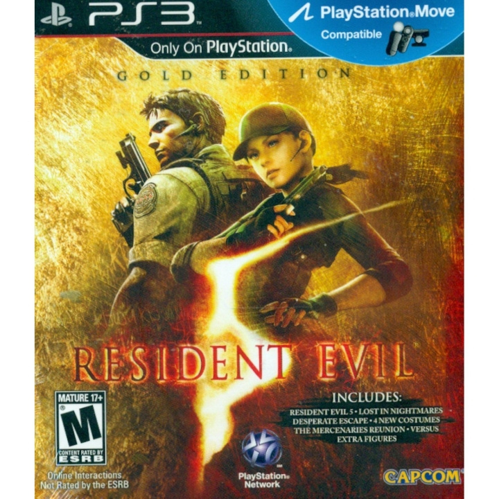 Resident Evil 5: Gold Edition (Import) (PS3) in de groep HOME ELECTRONICS / Spelconsoles en accessoires / Sony PlayStation 3 bij TP E-commerce Nordic AB (C98619)