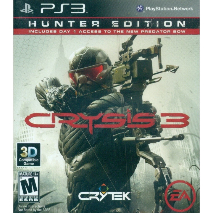 Crysis 3 (Hunter Edition) (Import) (PS3) in de groep HOME ELECTRONICS / Spelconsoles en accessoires / Sony PlayStation 3 bij TP E-commerce Nordic AB (C98630)