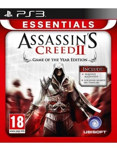 Assassin\'s Creed 2 Game of the Year (Essentials) (PS3) in de groep HOME ELECTRONICS / Spelconsoles en accessoires / Sony PlayStation 3 bij TP E-commerce Nordic AB (C98735)