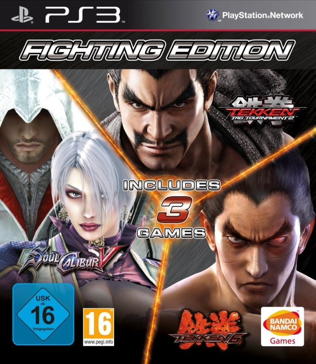 Fighting Edition: Tekken 6 + Tekken Tag Tournament 2 + Soul Calibur V (5) (PS3) in de groep HOME ELECTRONICS / Spelconsoles en accessoires / Sony PlayStation 3 bij TP E-commerce Nordic AB (C98934)