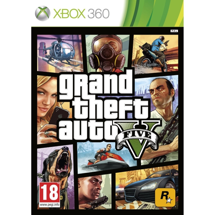 Grand Theft Auto V (GTA 5) (X360) in de groep HOME ELECTRONICS / Spelconsoles en accessoires / Xbox 360 bij TP E-commerce Nordic AB (C99005)