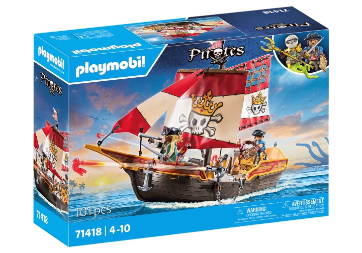 Playmobil Piratenschip (71418) in de groep SPEELGOED, KINDER- & BABYPRODUCTEN / Speelgoed / Speelset bij TP E-commerce Nordic AB (C99071)