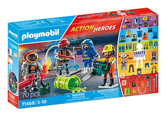 Playmobil Mijn figuren: Brandweerman (71468) in de groep SPEELGOED, KINDER- & BABYPRODUCTEN / Speelgoed / Speelset bij TP E-commerce Nordic AB (C99072)