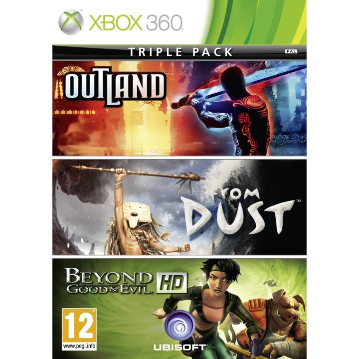 Beyond Good and Evil/Outland/From Dust (X360) in de groep HOME ELECTRONICS / Spelconsoles en accessoires / Xbox 360 bij TP E-commerce Nordic AB (C99250)