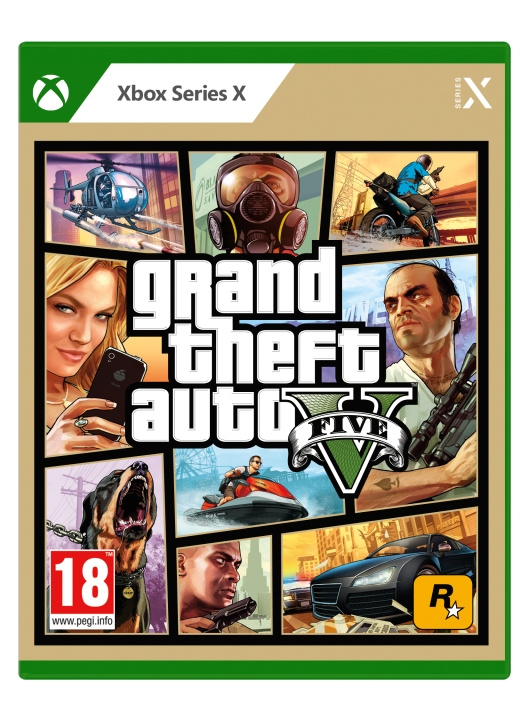 Grand Theft Auto V (GTA 5) (XseriesX) in de groep HOME ELECTRONICS / Spelconsoles en accessoires / Xbox Series X / Spel bij TP E-commerce Nordic AB (C99265)