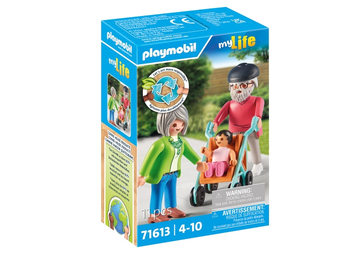 Playmobil Grootouders met baby (71613) in de groep SPEELGOED, KINDER- & BABYPRODUCTEN / Speelgoed / Speelset bij TP E-commerce Nordic AB (C99309)