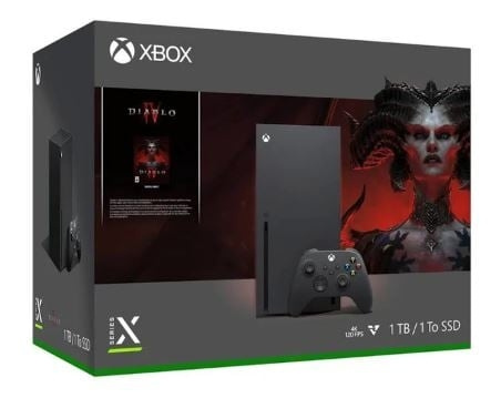 Xbox Series X – Diablo IV Bundle (XseriesX) in de groep HOME ELECTRONICS / Spelconsoles en accessoires / Xbox Series X / Consoles bij TP E-commerce Nordic AB (C99325)