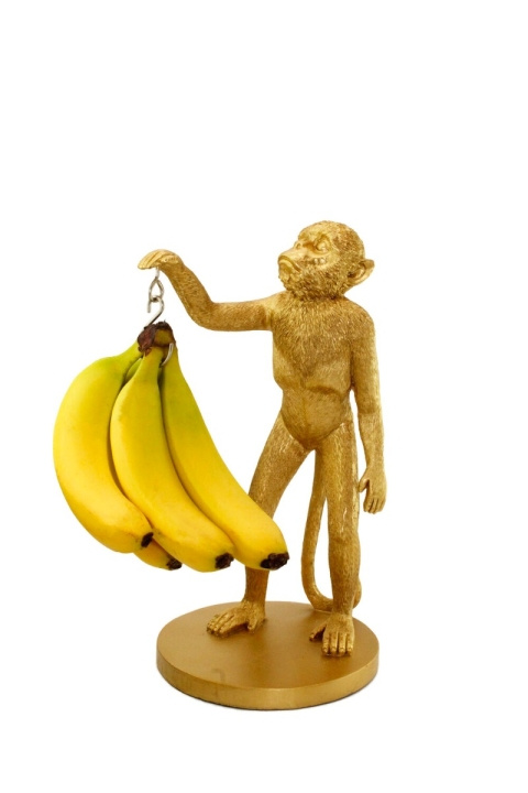 Winkee Fruithouder - Aap Bananenhouder - Goud in de groep SPORT, VRIJE TIJD & HOBBY / Leuke dingen / Handige spullen bij TP E-commerce Nordic AB (C99369)