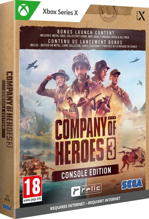 Sega Company of Heroes 3 (Steelbookeditie) in de groep HOME ELECTRONICS / Spelconsoles en accessoires / Xbox Series X / Spel bij TP E-commerce Nordic AB (C99466)