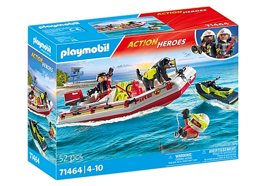 Playmobil Vuurboot met Aqua Scooter (71464) in de groep SPEELGOED, KINDER- & BABYPRODUCTEN / Speelgoed / Speelset bij TP E-commerce Nordic AB (C99484)