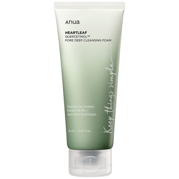 Anua Heartleaf Quercetinol Pore Deep Cleansing Foam 150ml in de groep BEAUTY & HEALTH / Huidsverzorging / Gezicht / Schoonmaak bij TP E-commerce Nordic AB (C99602)