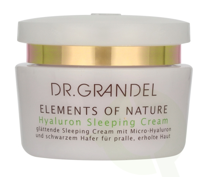 Dr Grandel Elements Of Nature Hyaluron Sleeping Cream 50 ml in de groep BEAUTY & HEALTH / Huidsverzorging / Gezicht / Dagcrème bij TP E-commerce Nordic AB (C99632)