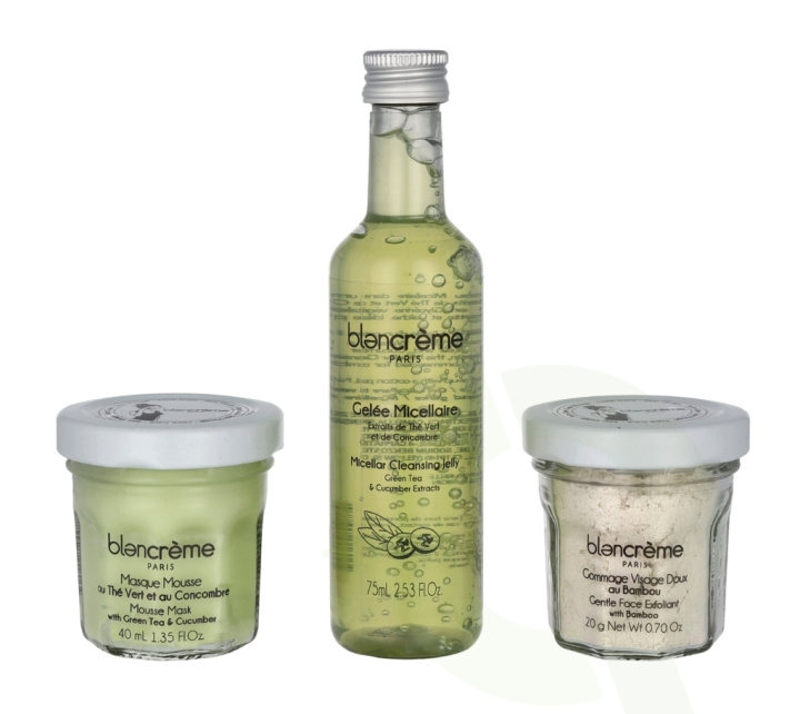 Blancreme Body Essentials Trio Set 140 ml Skin Gel 80ml/Scrub 20gr/Mask 40ml in de groep BEAUTY & HEALTH / Cadeausets / Cadeausets voor haar bij TP E-commerce Nordic AB (C99693)