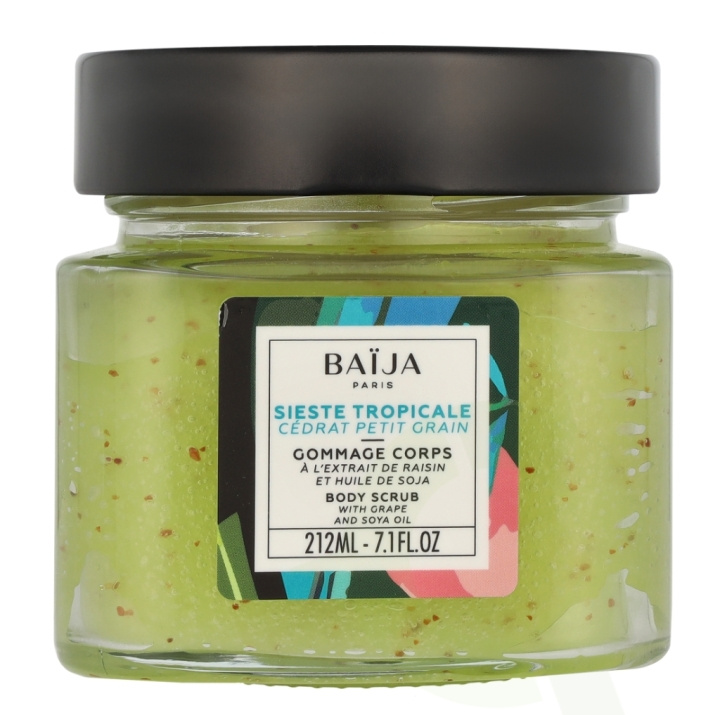 Baija Paris Baija Sieste Tropicale Body Scrub 212 ml Citron Petit Grain in de groep BEAUTY & HEALTH / Huidsverzorging / Gezicht / Scrub / Peeling bij TP E-commerce Nordic AB (C99714)