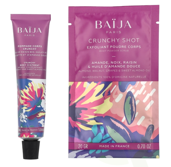 Baija Paris Baija My Crunchy Set 60 ml Crunchy Shot Body Powder Scrub 20gr/Body Cream 40ml in de groep BEAUTY & HEALTH / Cadeausets / Cadeausets voor haar bij TP E-commerce Nordic AB (C99717)