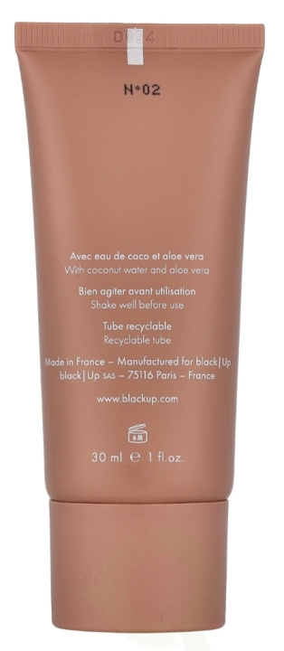 Black Up Mat Finish Foundation 30 ml #02 in de groep BEAUTY & HEALTH / Makeup / Make-up gezicht / Foundation bij TP E-commerce Nordic AB (C99720)