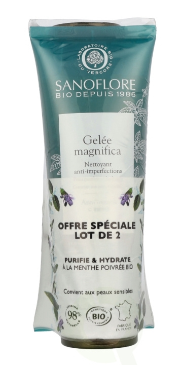 Sanoflore Gelee Magnifica Anti-Impurities Cleanser Duo 240 ml 2x120ml in de groep BEAUTY & HEALTH / Huidsverzorging / Gezicht / Dagcrème bij TP E-commerce Nordic AB (C99793)