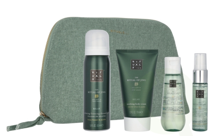 Rituals The Ritual of Jing Giftset 190 ml Body Cream 70ml/Dry Oil 50ml/Pillow & Body Mist 20ml/Foaming SG 50ml in de groep BEAUTY & HEALTH / Cadeausets / Cadeausets voor haar bij TP E-commerce Nordic AB (C99869)