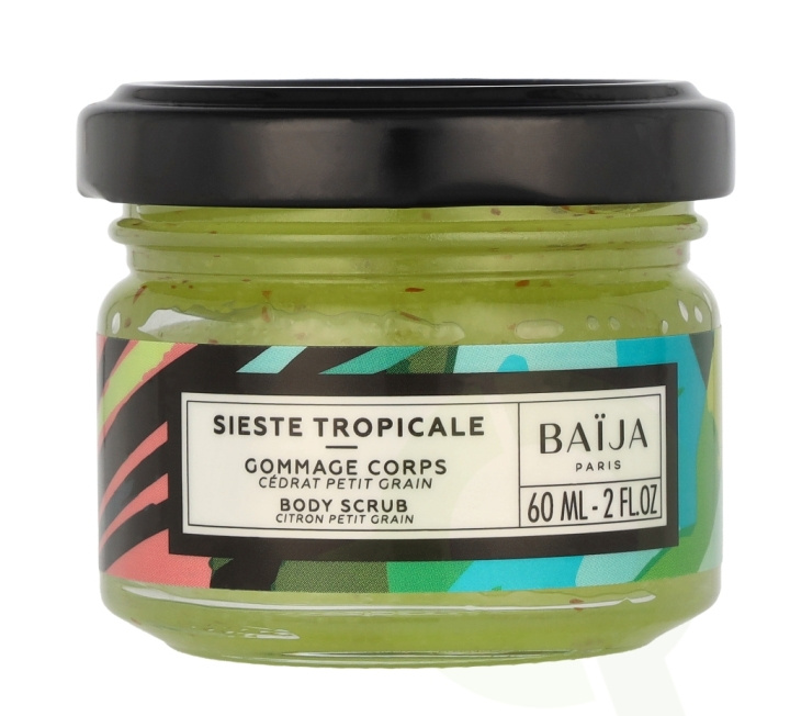 Baija Paris Baija Sieste Tropicale Body Scrub 60 ml Citron Petit Grain in de groep BEAUTY & HEALTH / Huidsverzorging / Gezicht / Scrub / Peeling bij TP E-commerce Nordic AB (C99873)