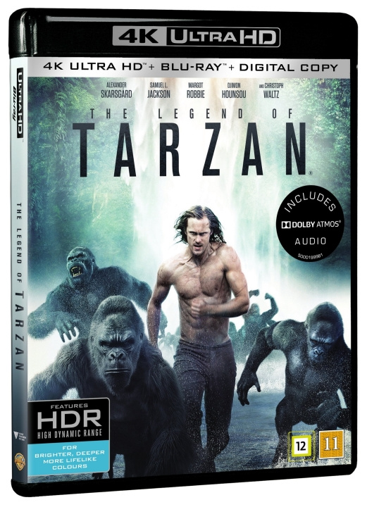 The Legend Of Tarzan (4K Blu-Ray) in de groep HOME ELECTRONICS / Audio & Beeld / TV & Accessoires / Films / Blu-ray bij TP E-commerce Nordic AB (C99887)