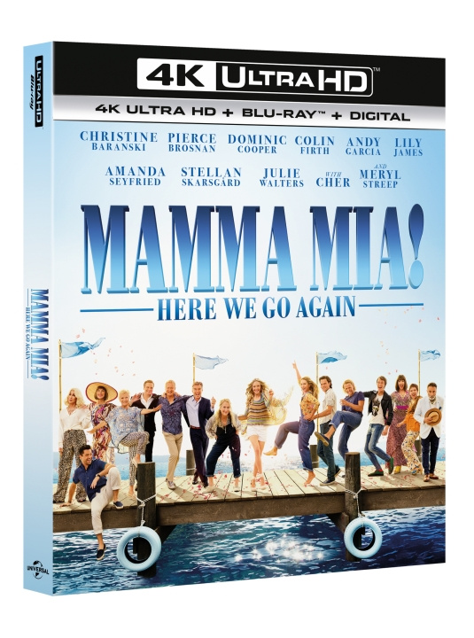 Mamma Mia! Here We Go Again (4K Blu-Ray) in de groep HOME ELECTRONICS / Audio & Beeld / TV & Accessoires / Films / Blu-ray bij TP E-commerce Nordic AB (C99940)