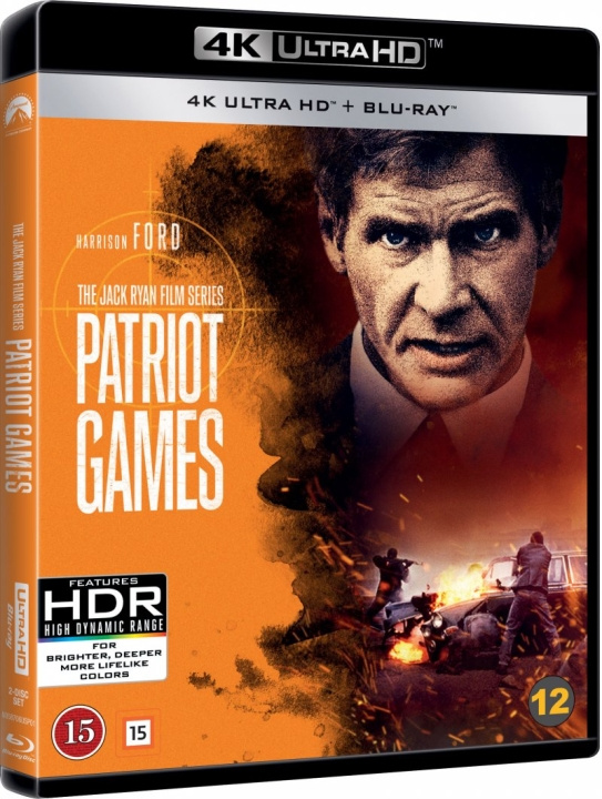 Patriot Games (4K Blu-Ray) in de groep HOME ELECTRONICS / Audio & Beeld / TV & Accessoires / Films / Blu-ray bij TP E-commerce Nordic AB (C99943)