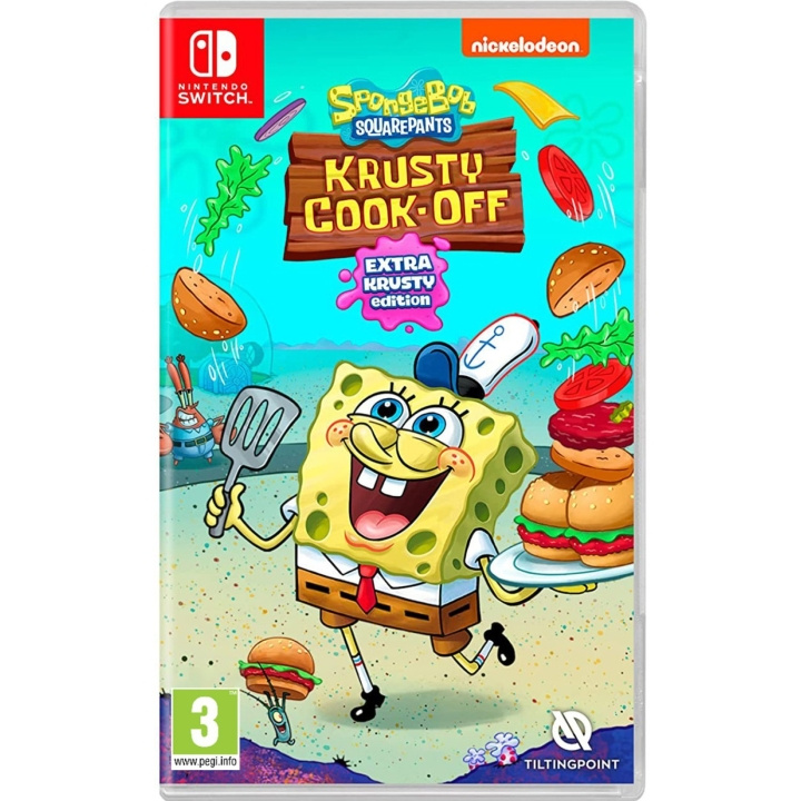 SpongeBob: Krusty Cook-Off (Extra Krusty Edition) (Switch) in de groep HOME ELECTRONICS / Spelconsoles en accessoires / Nintendo Switch / Games bij TP E-commerce Nordic AB (D00139)