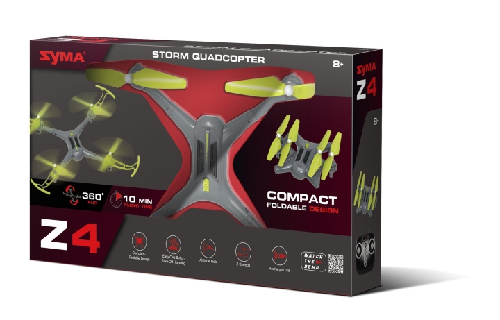 Syma R/C Z4 STORM QuadCopter (50602) in de groep SPEELGOED, KINDER- & BABYPRODUCTEN / Op afstand bestuurbaar / Drones bij TP E-commerce Nordic AB (D00217)