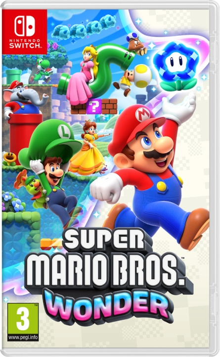 Super Mario Bros. Wonder (UK, SE, DK, FI) (Switch) in de groep HOME ELECTRONICS / Spelconsoles en accessoires / Nintendo Switch / Games bij TP E-commerce Nordic AB (D00289)