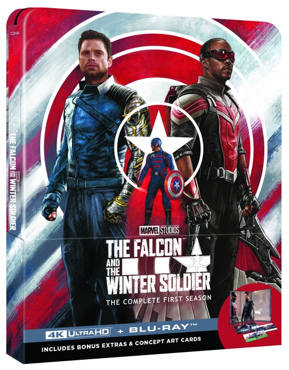 THE FALCON AND THE WINTER SOLDIER SEASON 1 - STEELBOOK in de groep HOME ELECTRONICS / Audio & Beeld / TV & Accessoires / Films / Blu-ray bij TP E-commerce Nordic AB (D00315)