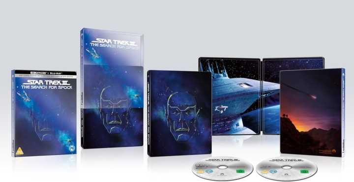 STAR TREK III: THE SEARCH FOR SPOCK STEELBOOK (2-DISC LTD EDIT) in de groep HOME ELECTRONICS / Audio & Beeld / TV & Accessoires / Films / Blu-ray bij TP E-commerce Nordic AB (D00346)