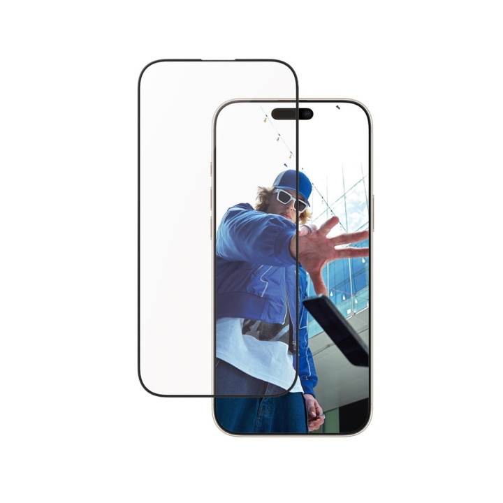 PanzerGlass Schermbescherming - iPhone 16 Pro Max - Aluminium Frame - Ultra Wide Fit in de groep SMARTPHONE & TABLETS / Mobielbescherming / Apple / iPhone 16 bij TP E-commerce Nordic AB (D00463)