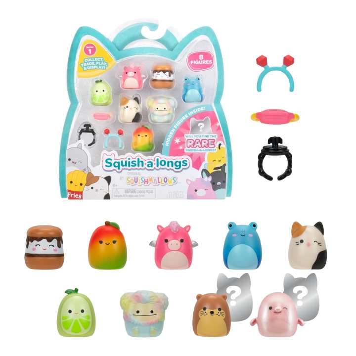 Squishalongs 2,5 cm 8-pak asst (2420121) in de groep SPEELGOED, KINDER- & BABYPRODUCTEN / Speelgoed / Figuren, Miniaturen & accessoires bij TP E-commerce Nordic AB (D00606)