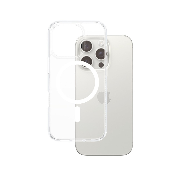 PanzerGlass HardCase MagSafe - iPhone 16 Pro - Wit in de groep SMARTPHONE & TABLETS / Mobielbescherming / Apple / iPhone 16 bij TP E-commerce Nordic AB (D00632)