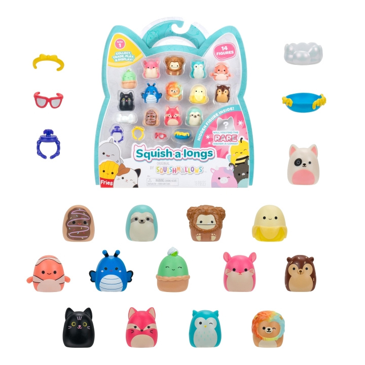 Squishalongs 2,5 cm 14 Pack (2420129) in de groep SPEELGOED, KINDER- & BABYPRODUCTEN / Speelgoed / Figuren, Miniaturen & accessoires bij TP E-commerce Nordic AB (D00652)