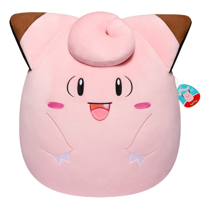 Squishmallows POKEMON CLEFAIRY, 25 CM (SQPK00249) in de groep SPEELGOED, KINDER- & BABYPRODUCTEN / Babyspeelgoed / Knuffels bij TP E-commerce Nordic AB (D00668)