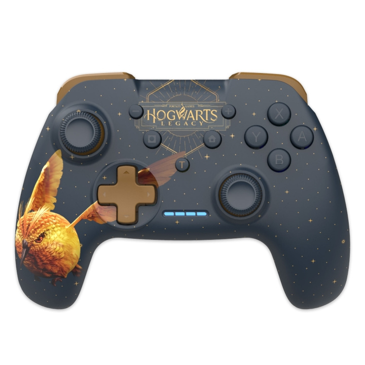 Trade Invaders Harry Potter - Draadloze controller - De erfenis van Zweinstein, Gouden Snaai in de groep HOME ELECTRONICS / Spelconsoles en accessoires / Nintendo Switch / Accessoires bij TP E-commerce Nordic AB (D00679)