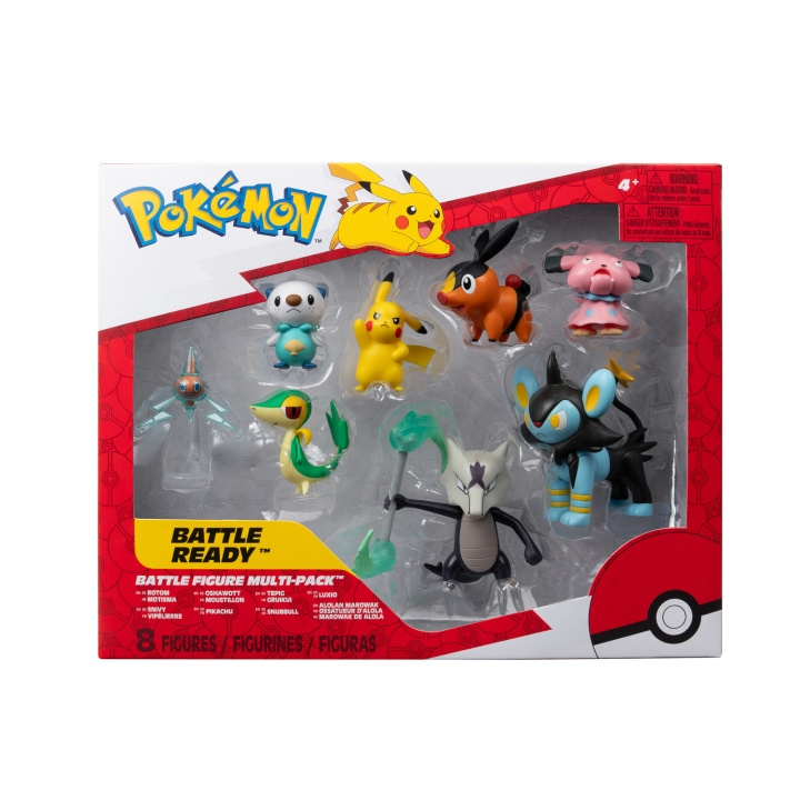 Pokémon Slagfiguur 8 Pk (PKW3615) in de groep SPEELGOED, KINDER- & BABYPRODUCTEN / Speelgoed / Figuren, Miniaturen & accessoires bij TP E-commerce Nordic AB (D00681)