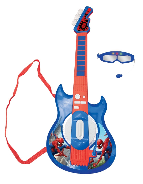 Lexibook Spider-Man - Elektronische verlichtingsgitaar (K260SP) in de groep SPEELGOED, KINDER- & BABYPRODUCTEN / Muziek, Zang en afbeelingen / Muziekinstrumenten bij TP E-commerce Nordic AB (D00716)