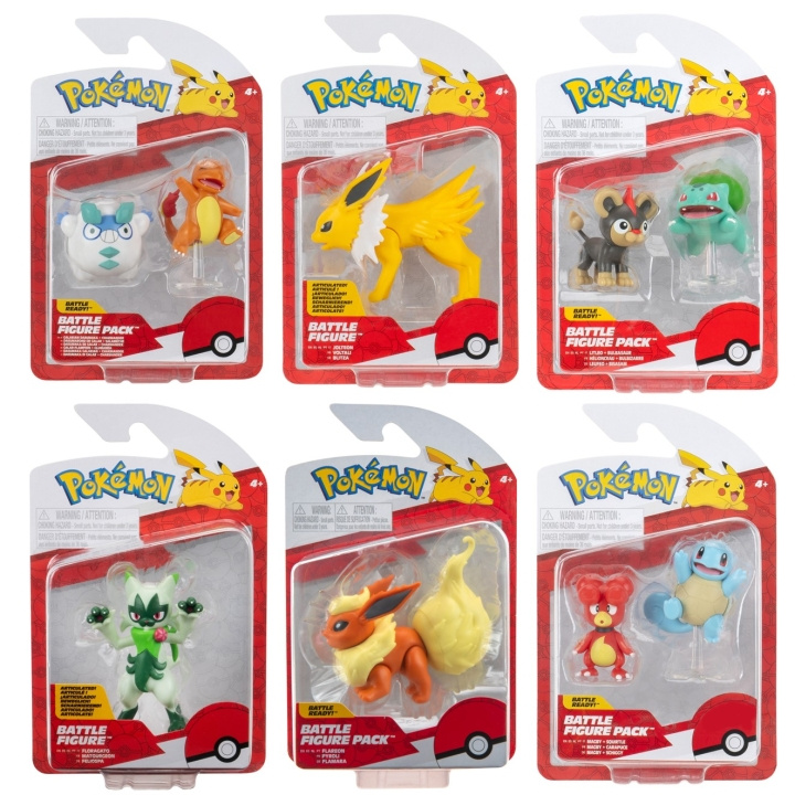 Pokémon Strijdfiguur Ass. (95007-19) in de groep SPEELGOED, KINDER- & BABYPRODUCTEN / Speelgoed / Figuren, Miniaturen & accessoires bij TP E-commerce Nordic AB (D00764)