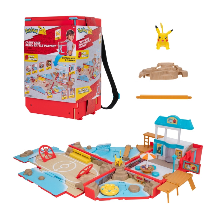 Pokémon Carry Case Strandspeelset (PKW3424) in de groep SPEELGOED, KINDER- & BABYPRODUCTEN / Speelgoed / Speelset bij TP E-commerce Nordic AB (D00768)