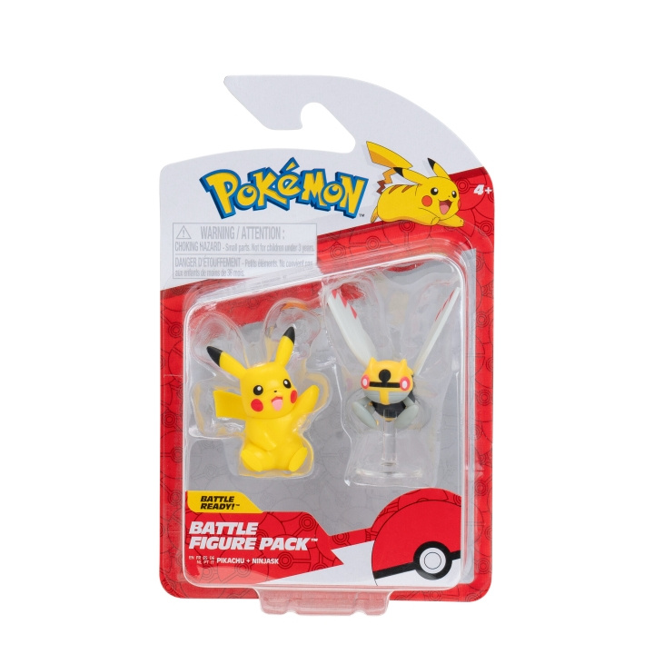 Pokémon Strijdfiguur Ninjask en Pikachu (PKW3576) in de groep SPEELGOED, KINDER- & BABYPRODUCTEN / Speelgoed / Figuren, Miniaturen & accessoires bij TP E-commerce Nordic AB (D00774)