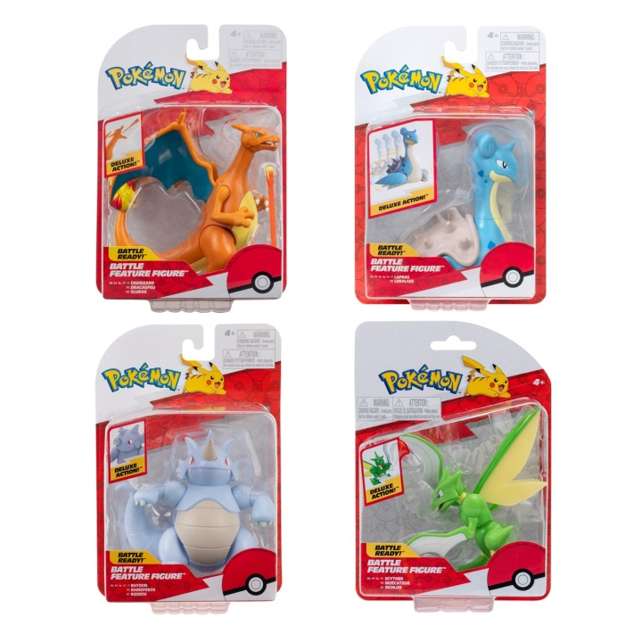 Pokémon Battle Feature Figuur Ass. (95135-19) in de groep SPEELGOED, KINDER- & BABYPRODUCTEN / Speelgoed / Figuren, Miniaturen & accessoires bij TP E-commerce Nordic AB (D00824)