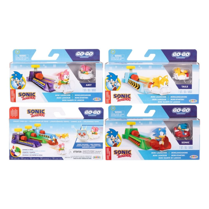 Sonic Go Go Racers - Mini Launchers asst (423324) in de groep SPEELGOED, KINDER- & BABYPRODUCTEN / Speelgoed / Figuren, Miniaturen & accessoires bij TP E-commerce Nordic AB (D00851)