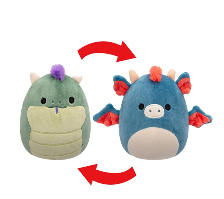 Squishmallows P20 Flip A Mallows - Magtus Basilisk/ Carin Draak in de groep SPEELGOED, KINDER- & BABYPRODUCTEN / Babyspeelgoed / Knuffels bij TP E-commerce Nordic AB (D00863)