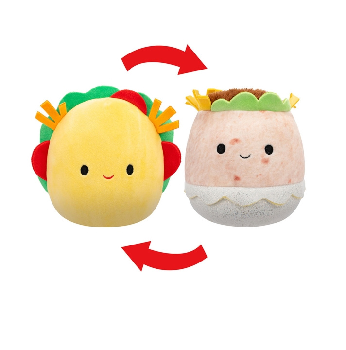 Squishmallows P20 Flip A Mallows - Tex Taco/Bernardo Burrito in de groep SPEELGOED, KINDER- & BABYPRODUCTEN / Babyspeelgoed / Knuffels bij TP E-commerce Nordic AB (D00865)