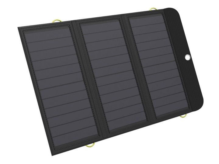 Sandberg Zonneoplader 21W 2xUSB USB-C in de groep SPORT, VRIJE TIJD & HOBBY / Buitenrecreatie / Solar cell charging bij TP E-commerce Nordic AB (D00907)