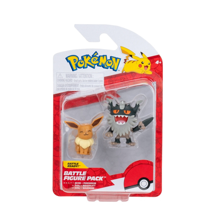 Pokémon Strijdfiguur Perrserker en Eevee (PKW3577) in de groep SPEELGOED, KINDER- & BABYPRODUCTEN / Speelgoed / Figuren, Miniaturen & accessoires bij TP E-commerce Nordic AB (D00914)