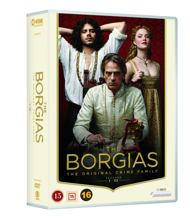 The Borgias: Complete Box - Season 1-3 (11 disc) - DVD in de groep HOME ELECTRONICS / Audio & Beeld / TV & Accessoires / Films / DVD bij TP E-commerce Nordic AB (D00967)