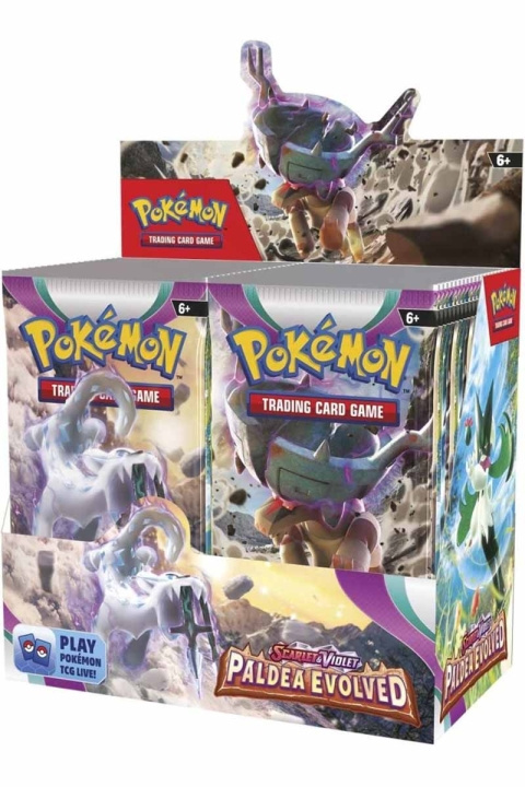 Pokémon TCG: Scarlet & Violet Paldea Evolved- Booster Box 36st (POK85349) in de groep SPEELGOED, KINDER- & BABYPRODUCTEN / Spelletje / Kaartspel bij TP E-commerce Nordic AB (D01081)